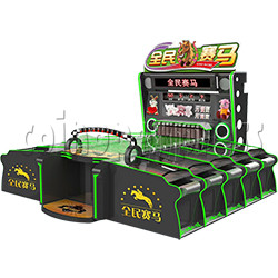 Multiplayer Horse Racing Arcade Game machine 10 players