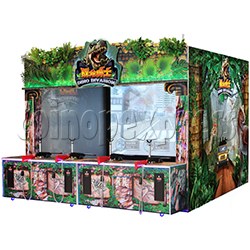Dino Invasion Shooting Arcade game machine - 4 players