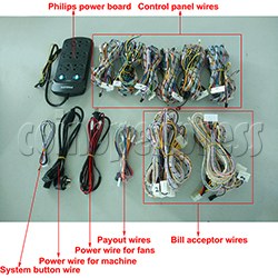 6 Player Fish Machine Wiring Harness for IGS and China Game Kits