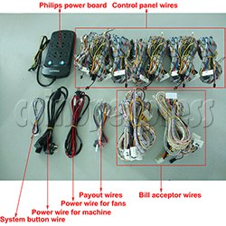10 Player Fish Machine Wiring Harness for IGS and China Game Kits