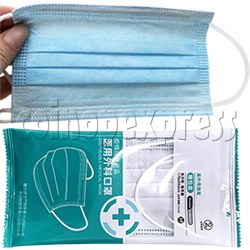 Disposable Blue Medical Surgical Face Mask with CE and FDA Certificate and Individual Packaging