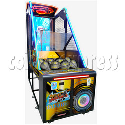 Street Basketball Shooting Machine with 55 inch LCD monitor