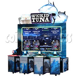 Wicked Tuna Fishing Simulation Arcade Machine (4 players)