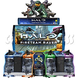 Halo: Fireteam Raven Shooting Arcade Machine (Stand 4P Version)