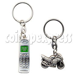 Alloy Motorcycle and Cellphone Key rings