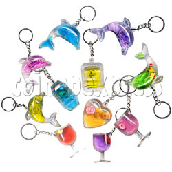Colorful Liquid Key Rings
