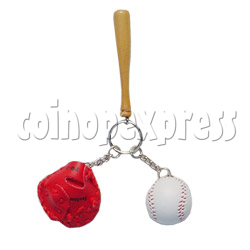 Baseball Key Rings