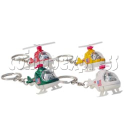 Mini Helicopter Light-up Key Rings