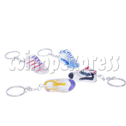 Crystal Shoe Key Rings