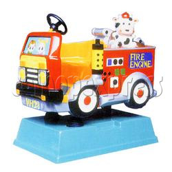 Fire Engine Cartoon Kiddie Ride
