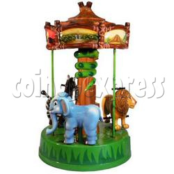 Mini Jungle Carousel Kiddie Ride (3 Players)