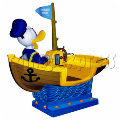Donald and boat Kiddie Ride