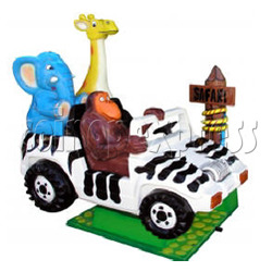Safari Jeep with Post Kiddie Ride