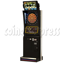 Electronic Dart Machine With Advertising Screen