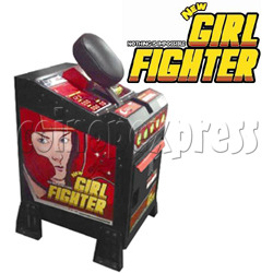 New Girl Fighter Punch Machine