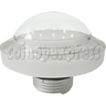 54mm Round Illuminated Push Button -White Color Body with Diamond Cut