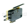 Yellow Microswitch with Auxiliary Actuator