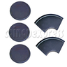 Round and Sector Rubber Pad Set