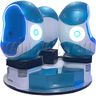 9D Virtual Cinema Virtual Reality Gaming Simulator (Three players)