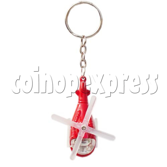 Mini Helicopter Light-up Key Rings 10625