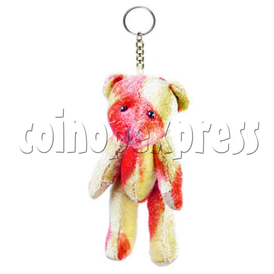 3" Coloured Patchwork Teddy Bear 10697