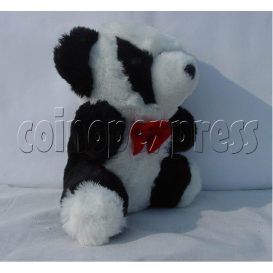 6" Middle-sized Black & White Bear 10922