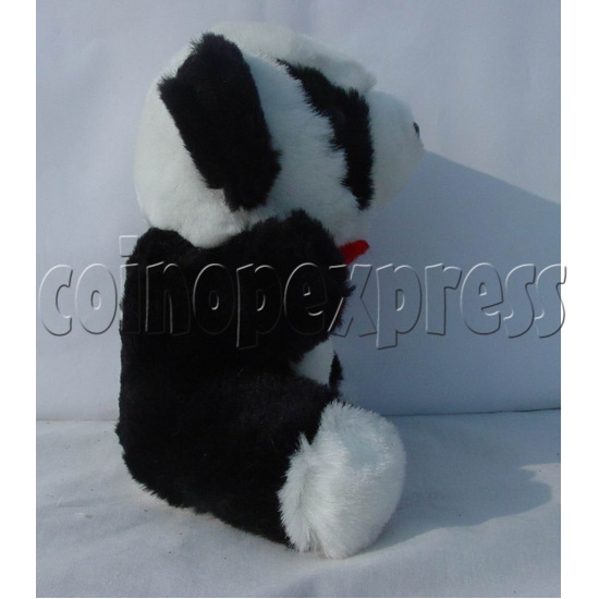 6" Middle-sized Black & White Bear 10923