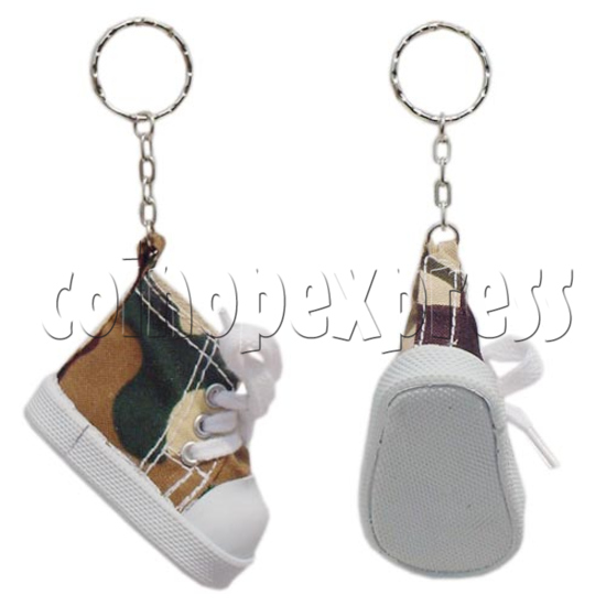 Fabric Shoe Key Rings 10937