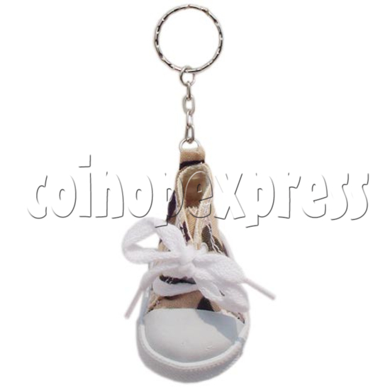 Fabric Shoe Key Rings 10938