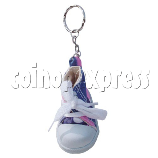 Fabric Shoe Key Rings 10940