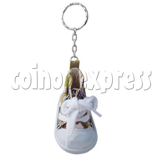 Fabric Shoe Key Rings 10941