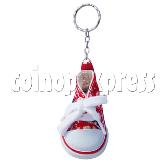 Fabric Shoe Key Rings 10943