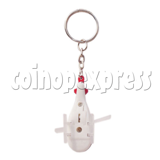 Mini Helicopter Light-up Key Rings 10954