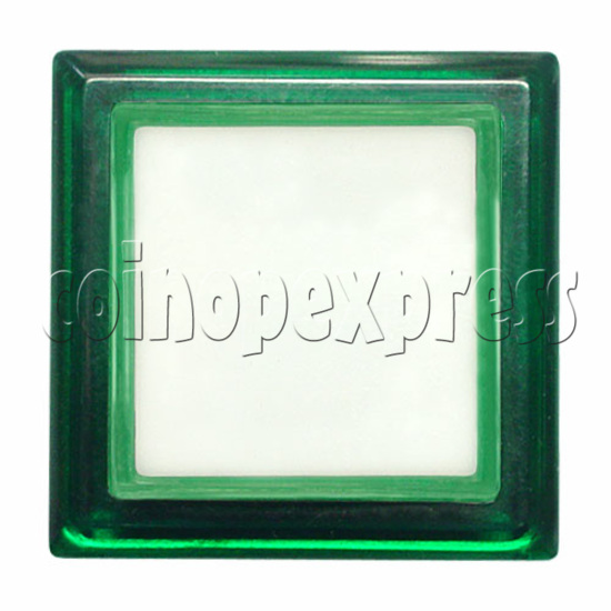 33mm Square Illuminated Push Button - Color Body with White Top 12004