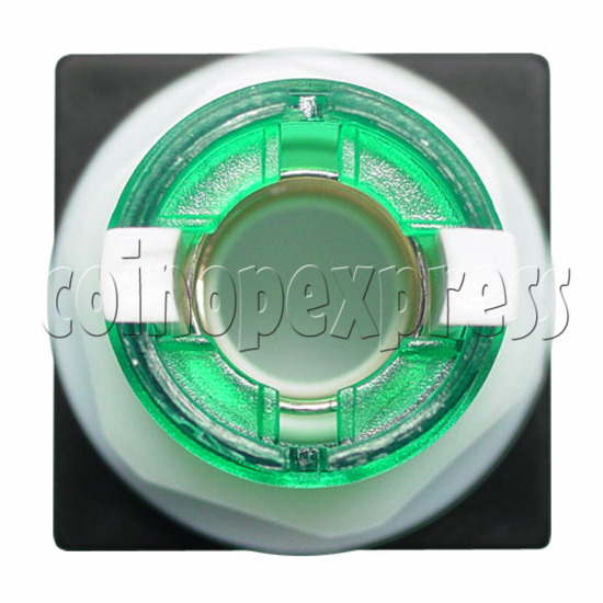 33mm Square Illuminated Push Button - Color Body with White Top 12005