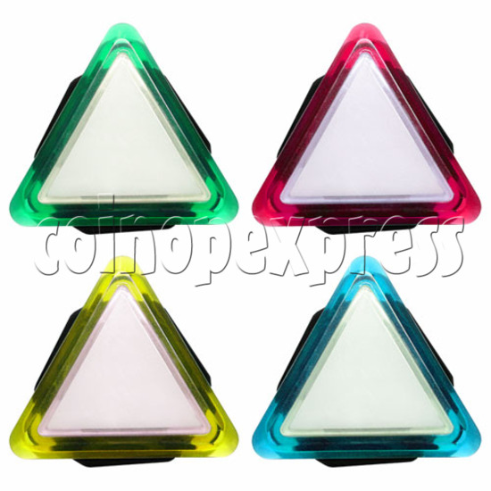 43mm Triangular Illuminated Push Button - Color Body 12022