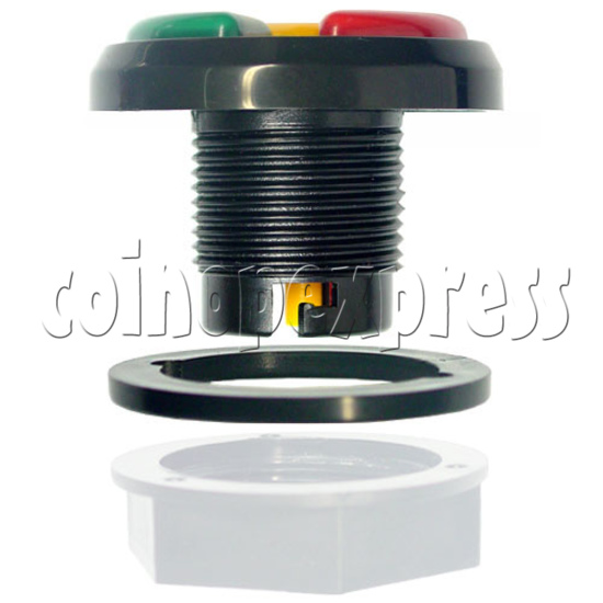 Triple Position Push Button with Microswitches 12121