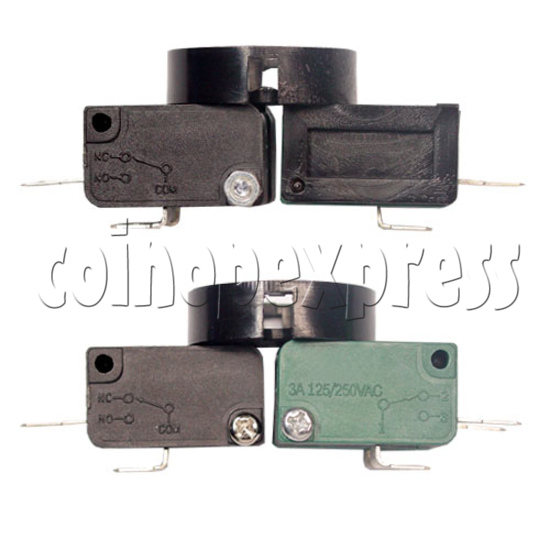 Triple Position Push Button with Microswitches 12123