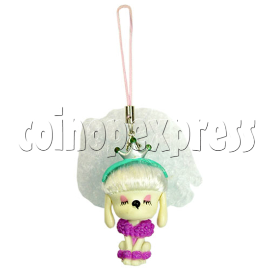 Coloring Hair & Flashing Cellular phone Strap 12467