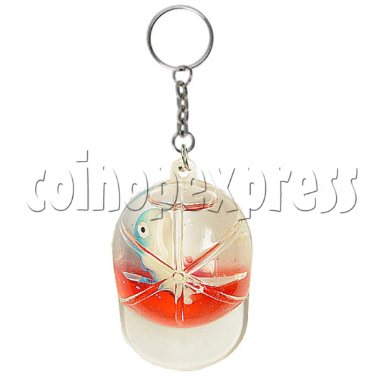 Colorful Liquid Key Rings 12601