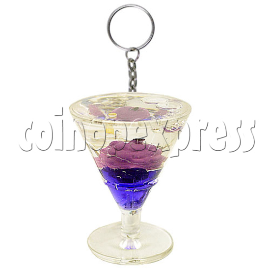 Colorful Liquid Key Rings 12606