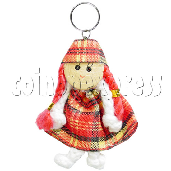 Fabric Girl Key Rings 12618