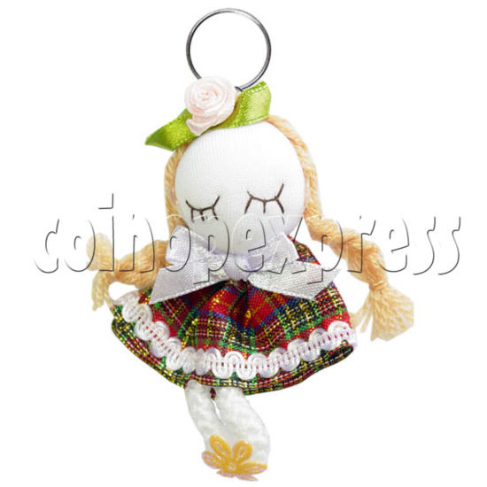 Fabric Girl Key Rings 12620