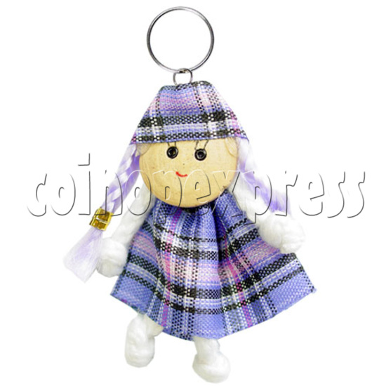 Fabric Girl Key Rings 12622