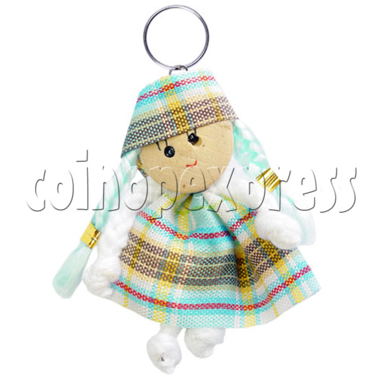 Fabric Girl Key Rings 12623