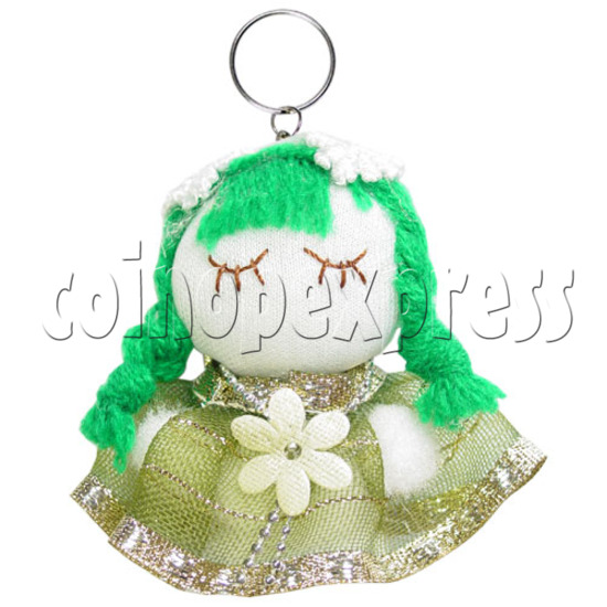 Fabric Girl Key Rings 12630