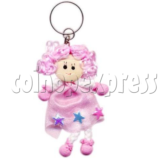 Fabric Girl Key Rings 12719