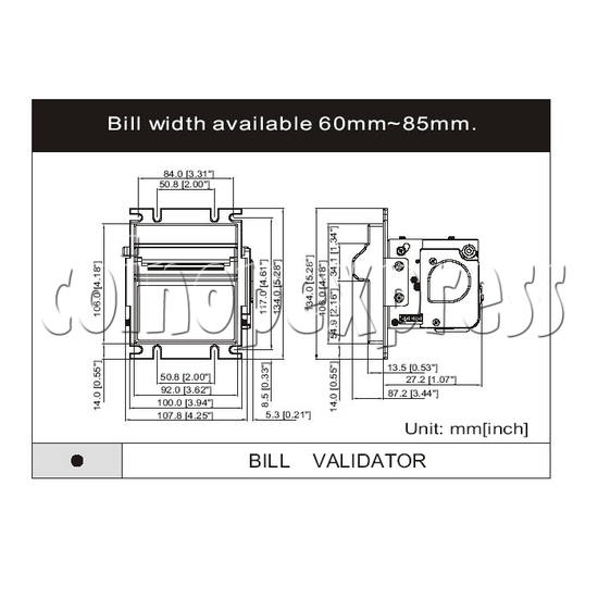 Stackerless Bill Validator 12972