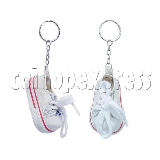 Fabric Shoe Key Rings 13016