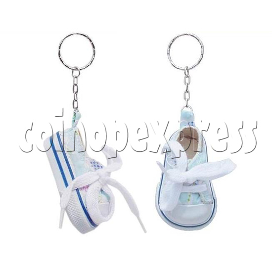 Fabric Shoe Key Rings 13017